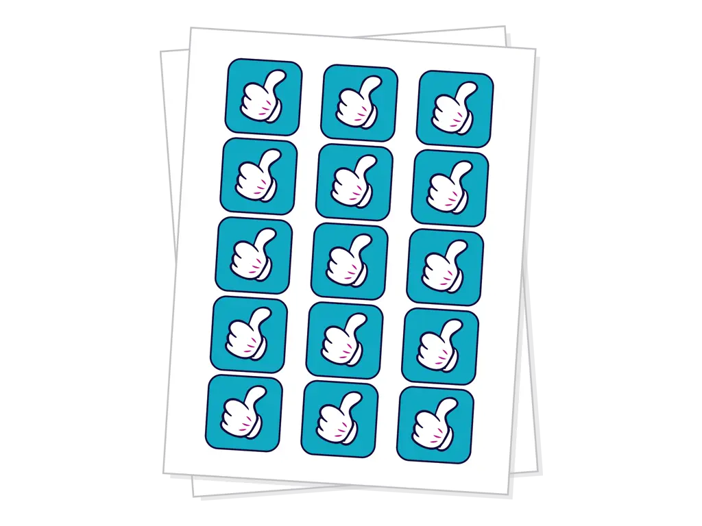Rounded Corner Sheet Labels