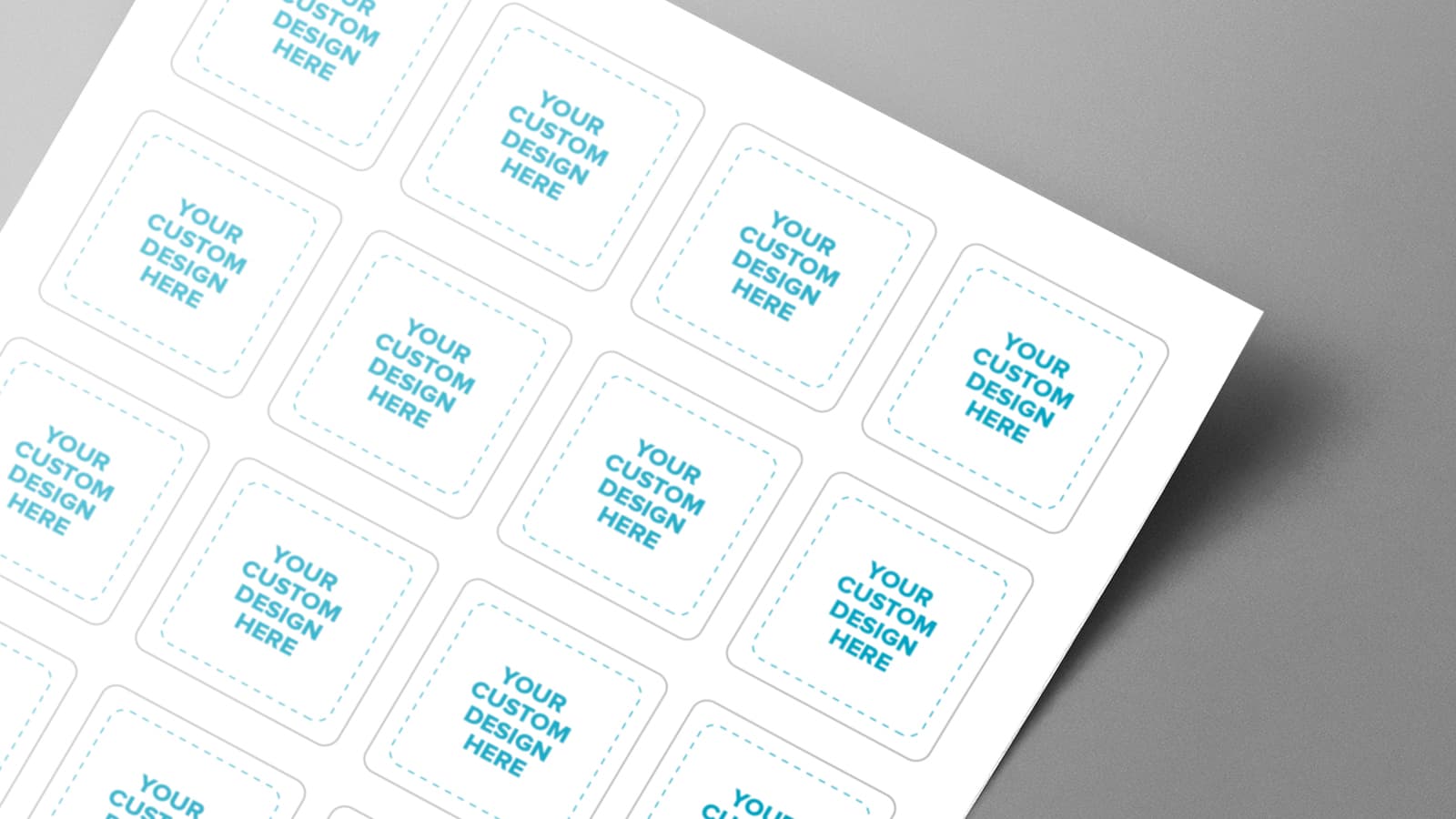 Rounded Corner Sheet Labels preview