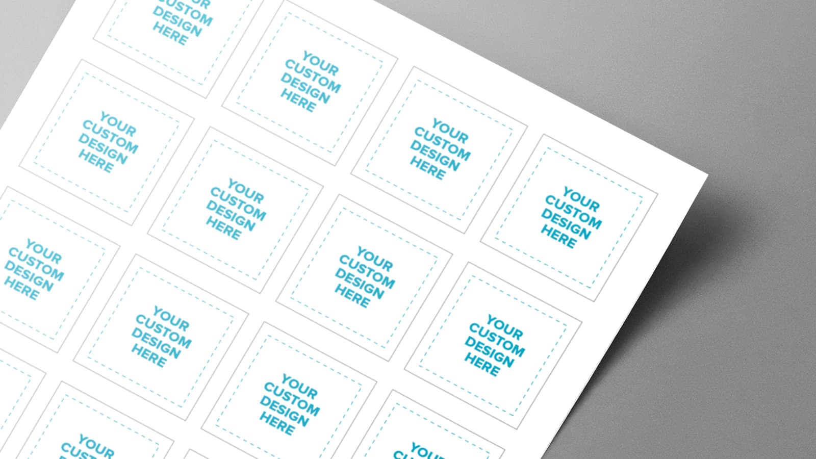 Square Sheet Labels preview