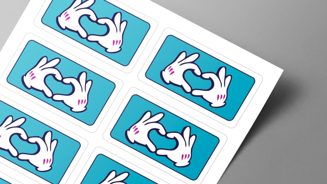 Rectangle Sheet Labels