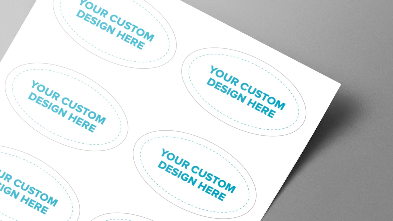 Oval Sheet Labels preview